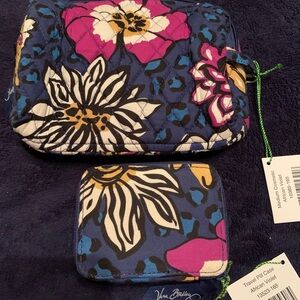 Vera Bradley - African Violet Cosmetic Case and Pill Case